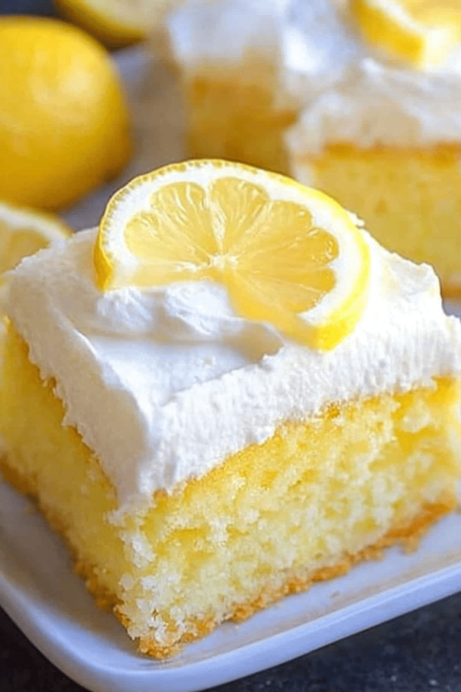 Lemon Poke Cake