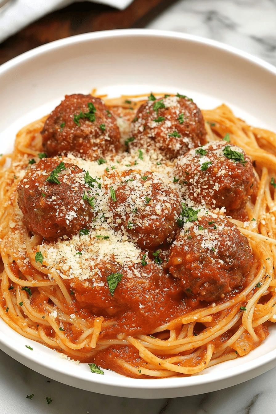 Spaghetti and Meatballs