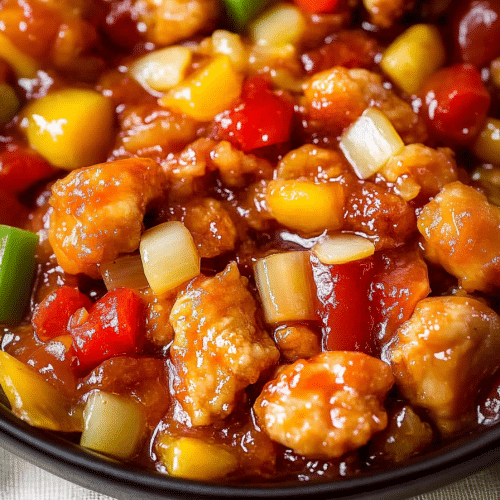 Homemade Sweet and Sour Chicken