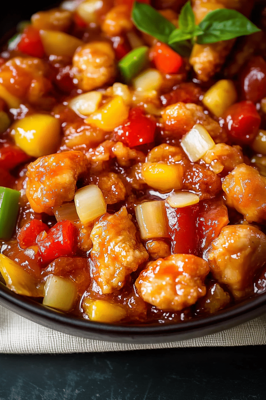 Homemade Sweet and Sour Chicken