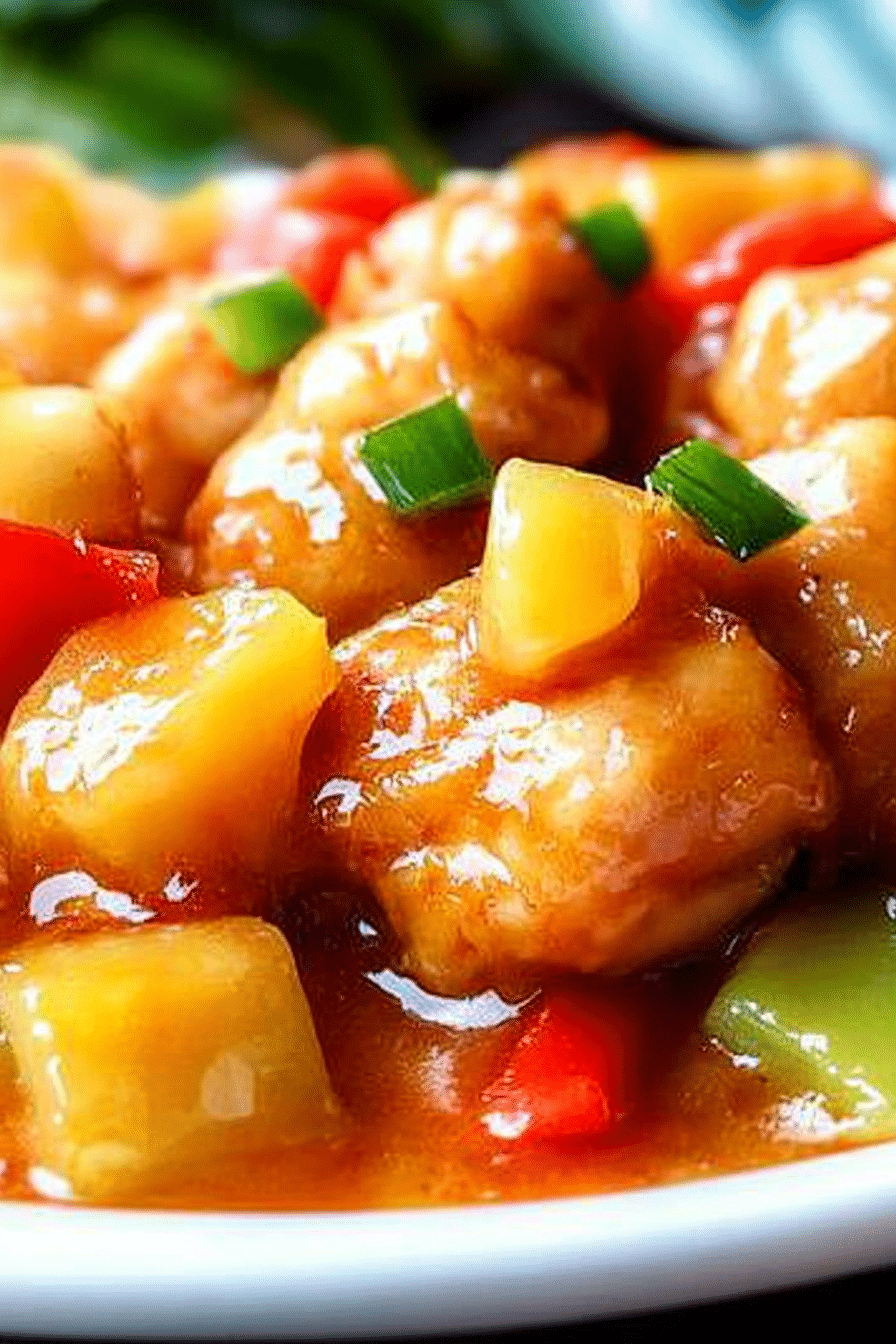 Homemade Sweet and Sour Chicken