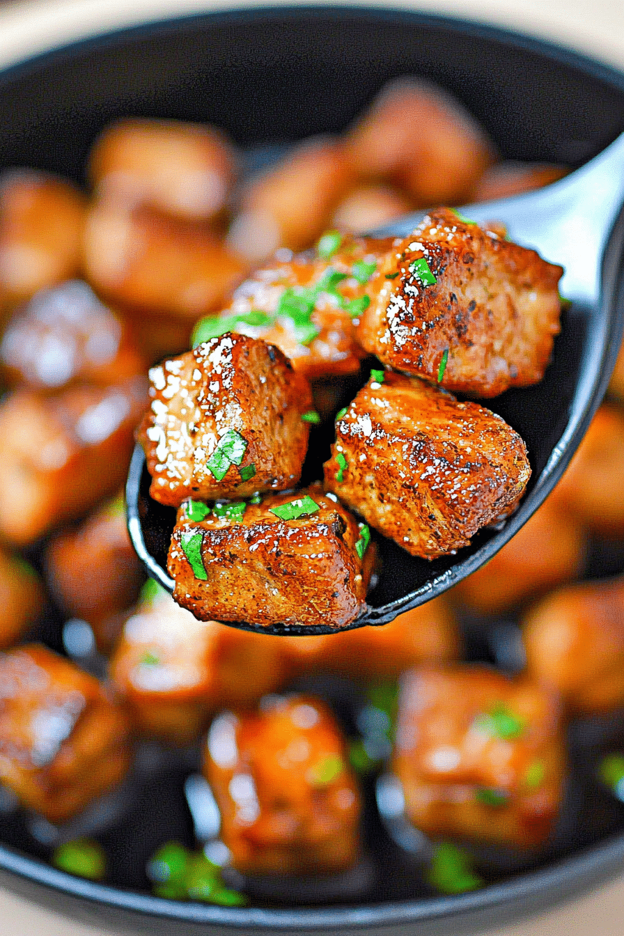 Garlic Pork Bites