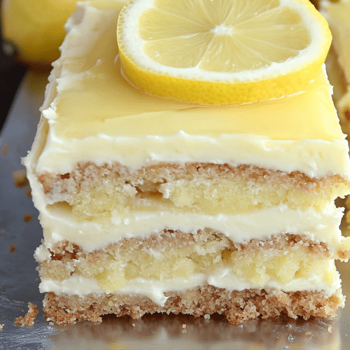 LEMON ECLAIR CAKE