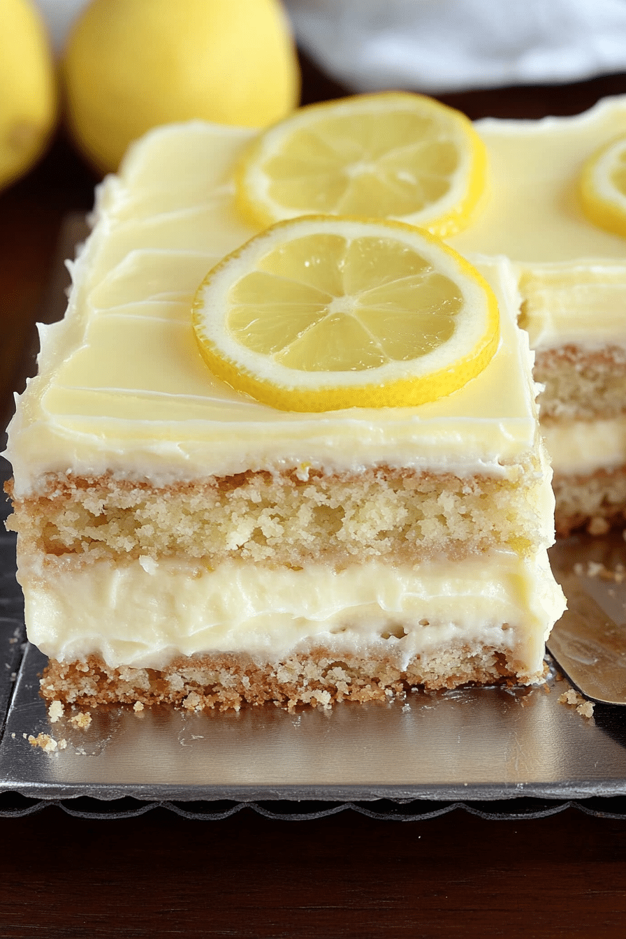 LEMON ECLAIR CAKE