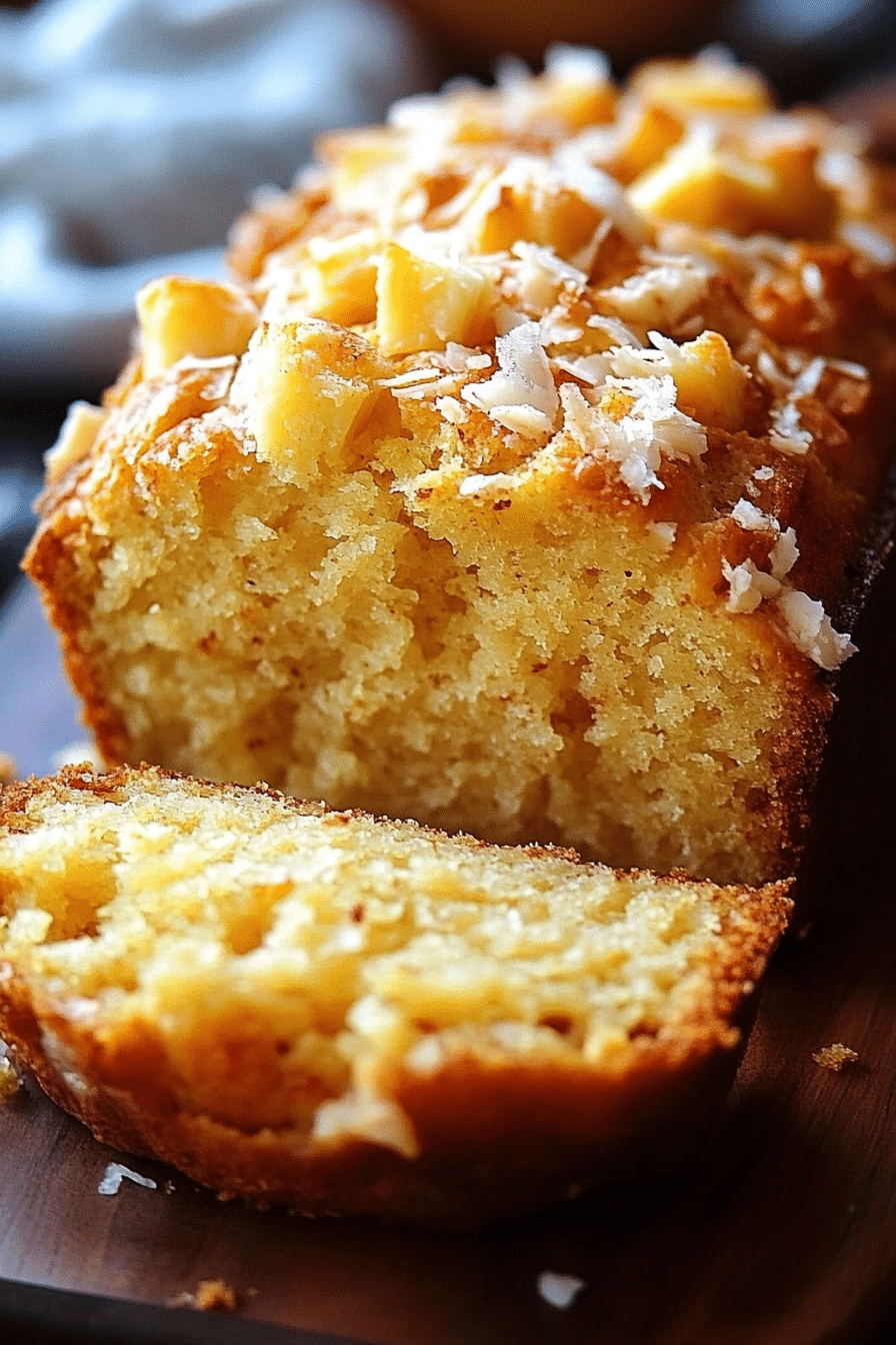 Pina Colada Quick Bread