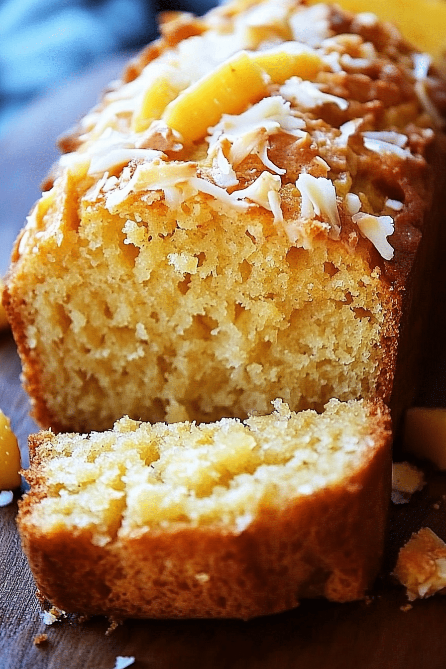 Pina Colada Quick Bread