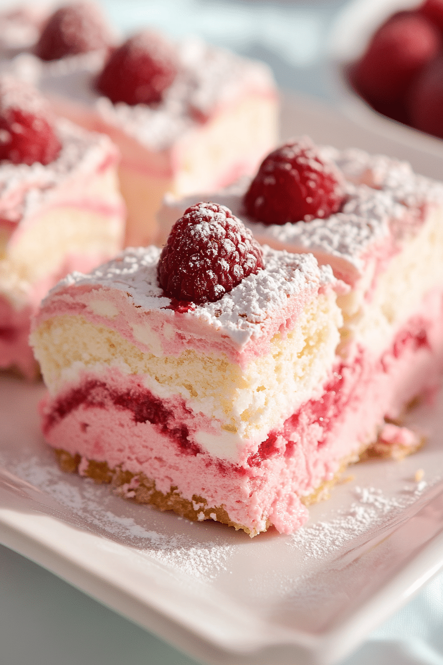 WHITE CHOCOLATE RASPBERRY TIRAMISU