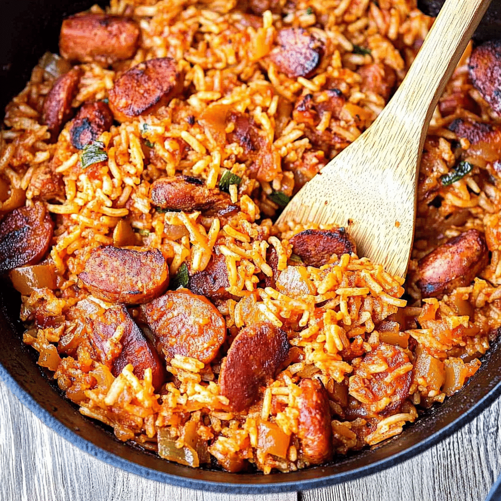 Sausage and Rice Skillet