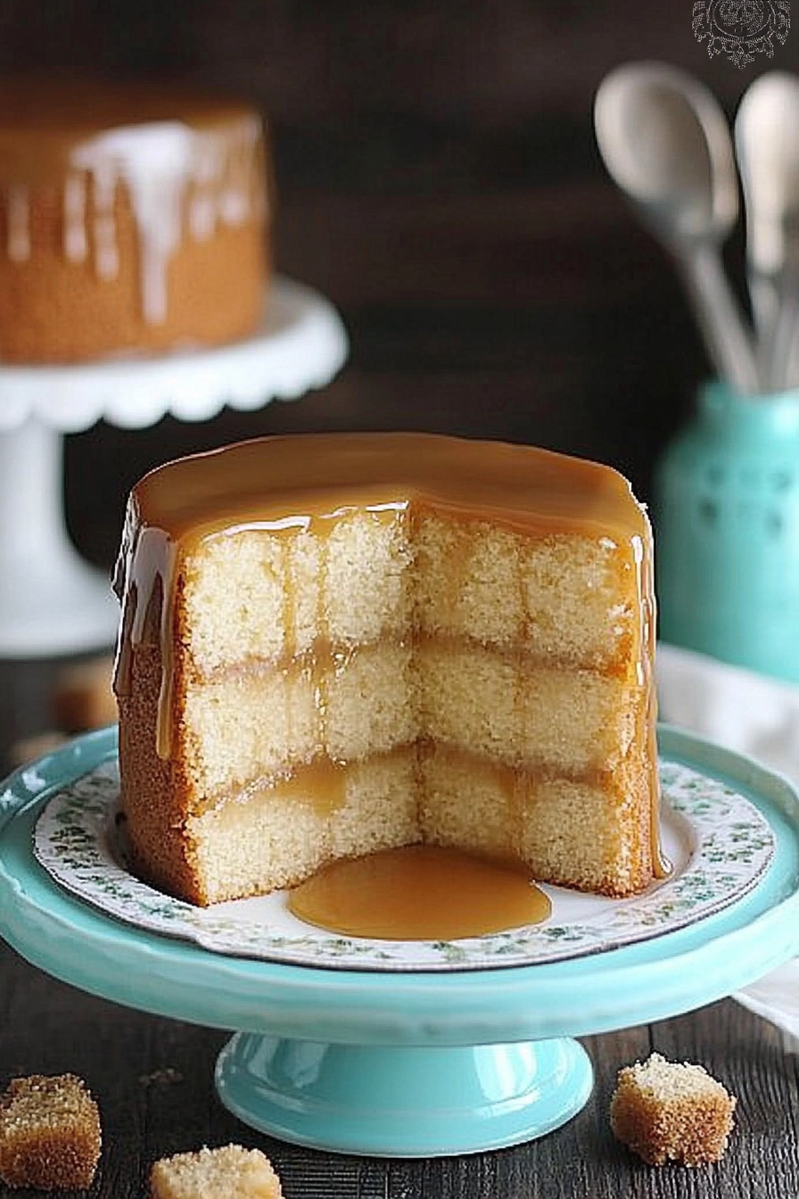 Authentic Caramel Cake Recipe: A Guide to Making the Real Deal Final Dish Presentation