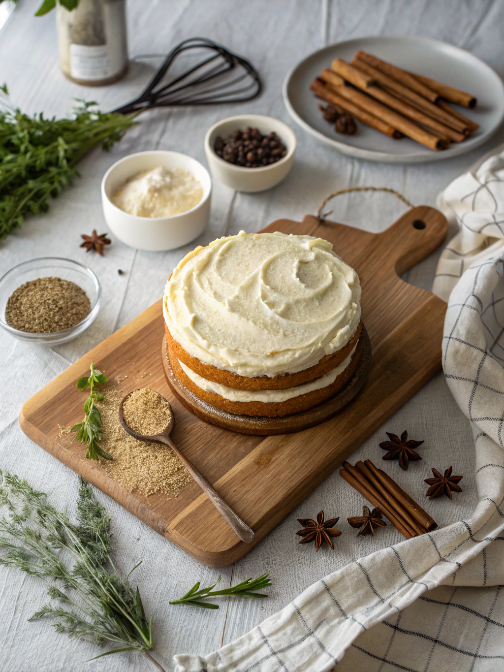 Baileys Vanilla Cookie Layer Cake with Frosting Recipe ingredients