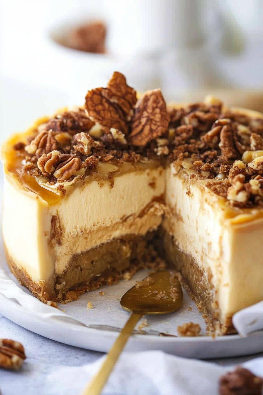 Baklava Cheesecake Recipe  Final Dish Presentation