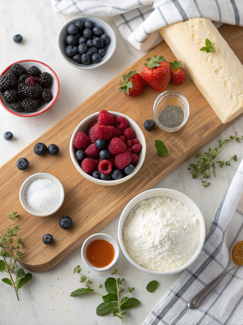Berry Vanilla Cake Roll Recipe That Adds a Burst of Summer Flavors to Your Dessert Table ingredients