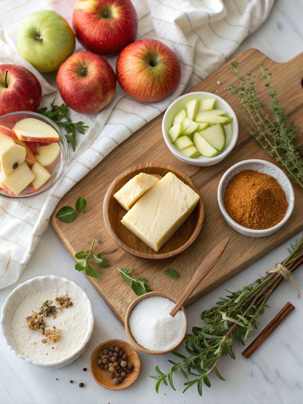 Caramel Apple Blondie Cheesecake ingredients