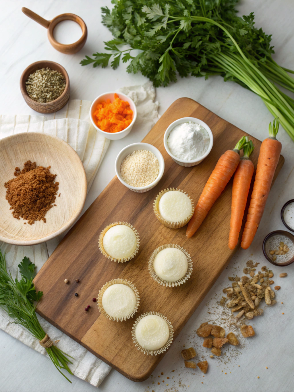 Carrot Cake Cupcakes Recipe: How to Make Moist and Delicious Treats ingredients