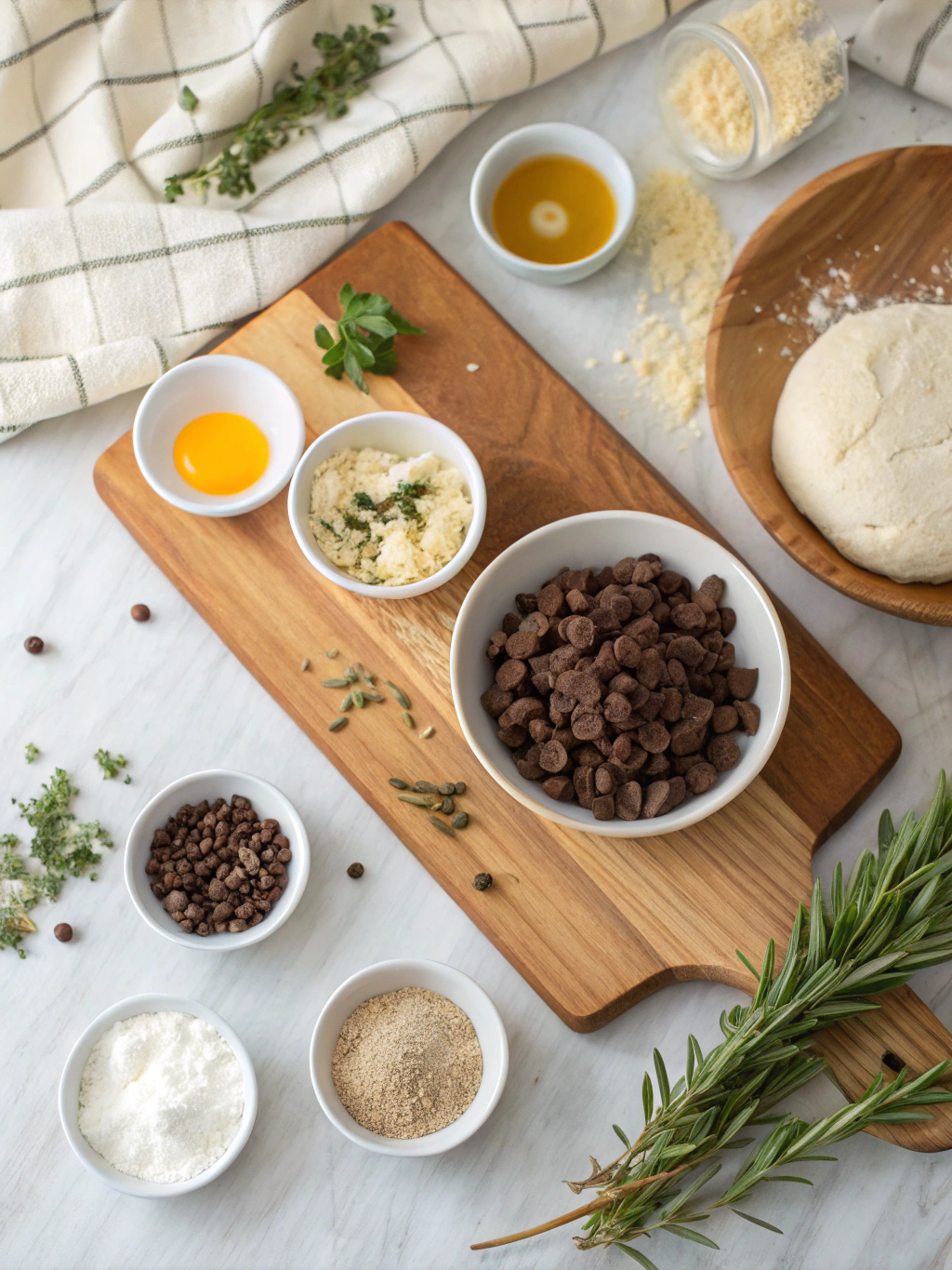 Chocolate Chip Cookie Dough Pizza Recipe ingredients