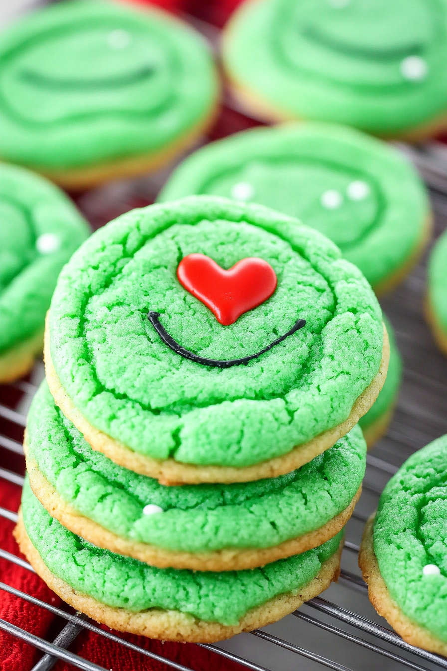 Delicious Grinch Cookies Recipe for Festive Baking Fun Final Dish Presentation