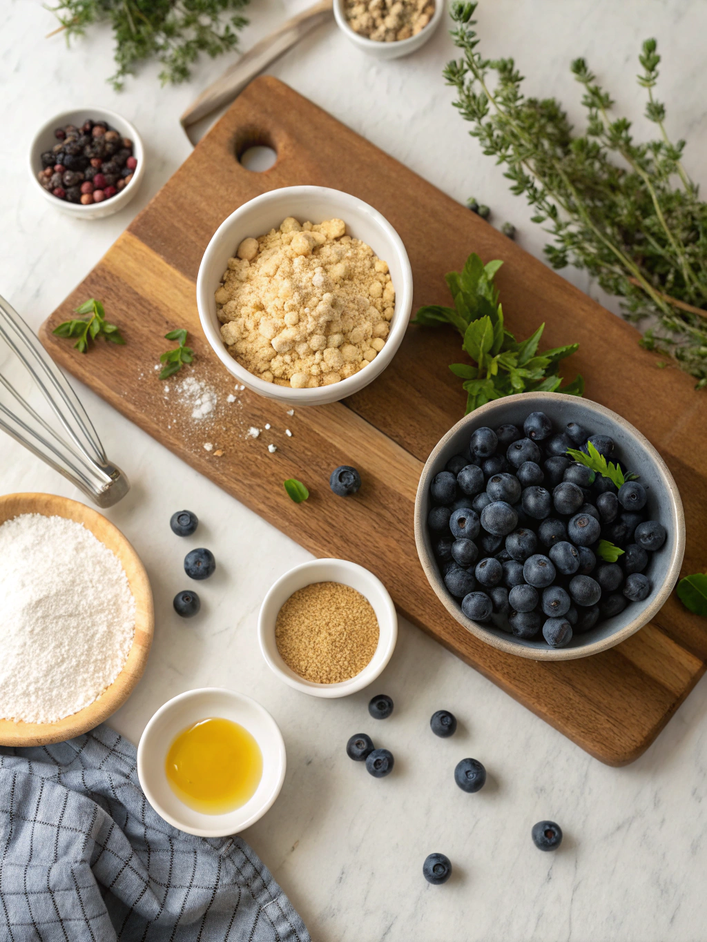 Easy Blueberry Crisp Recipe - A Quick and Delicious Dessert Idea ingredients