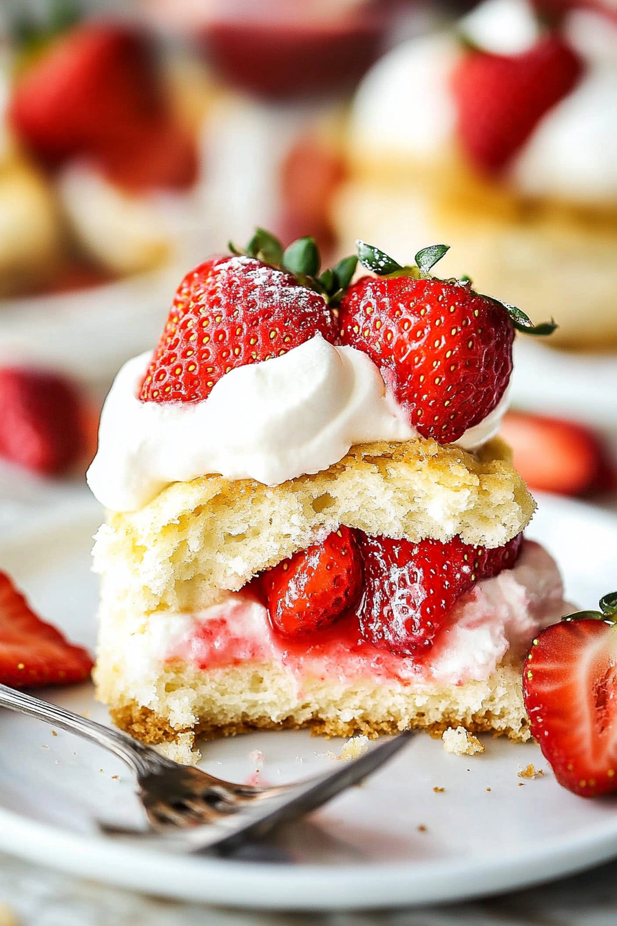 Easy Strawberry Shortcake Recipe Perfect for Any Occasion Final Dish Presentation