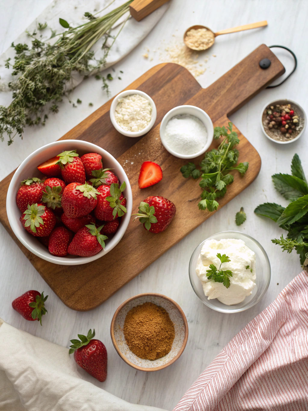 Easy Strawberry Shortcake Recipe Perfect for Any Occasion ingredients
