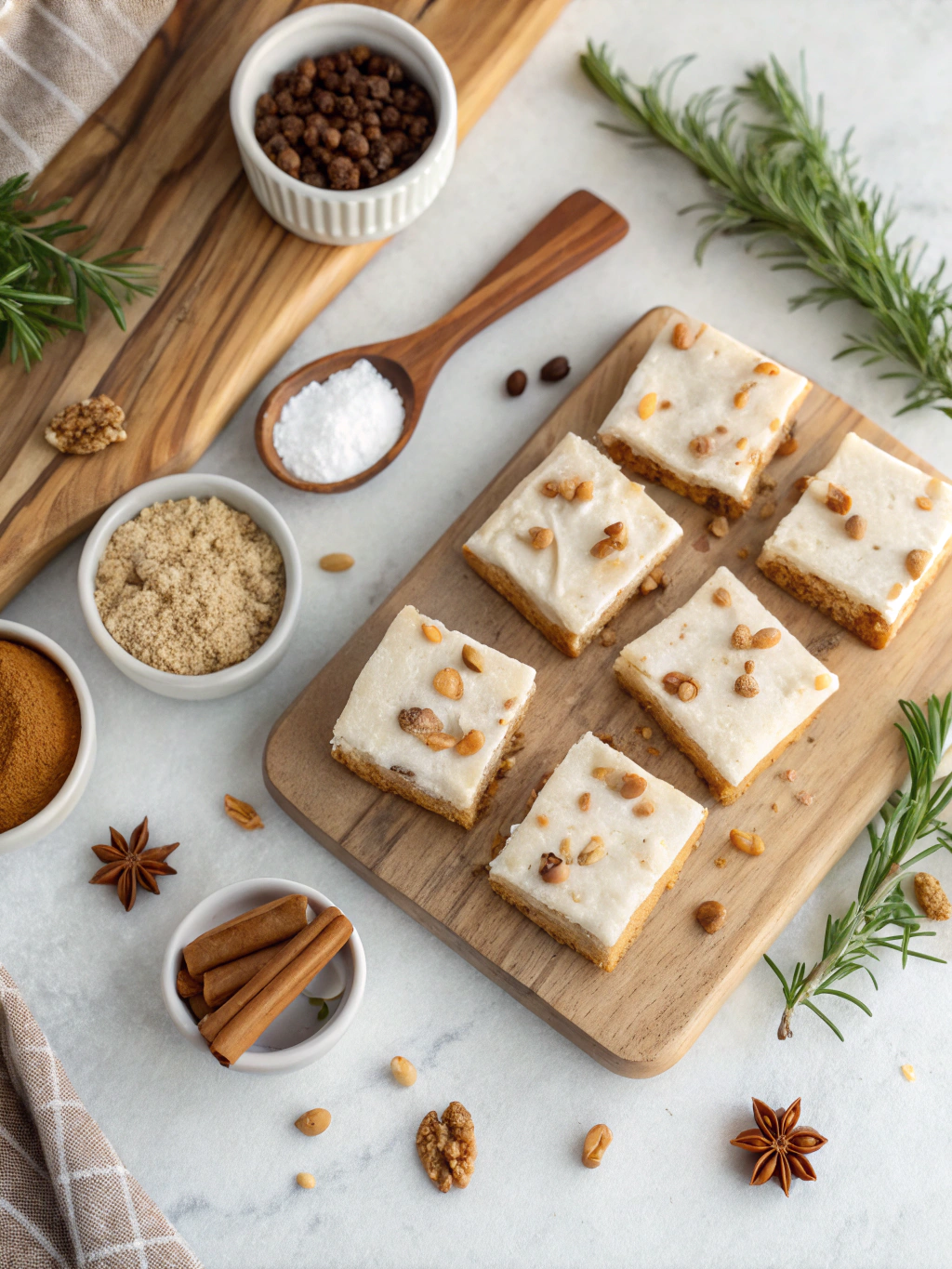 Frosted Maple Cookie Bars with Toffee Bits Recipe ingredients
