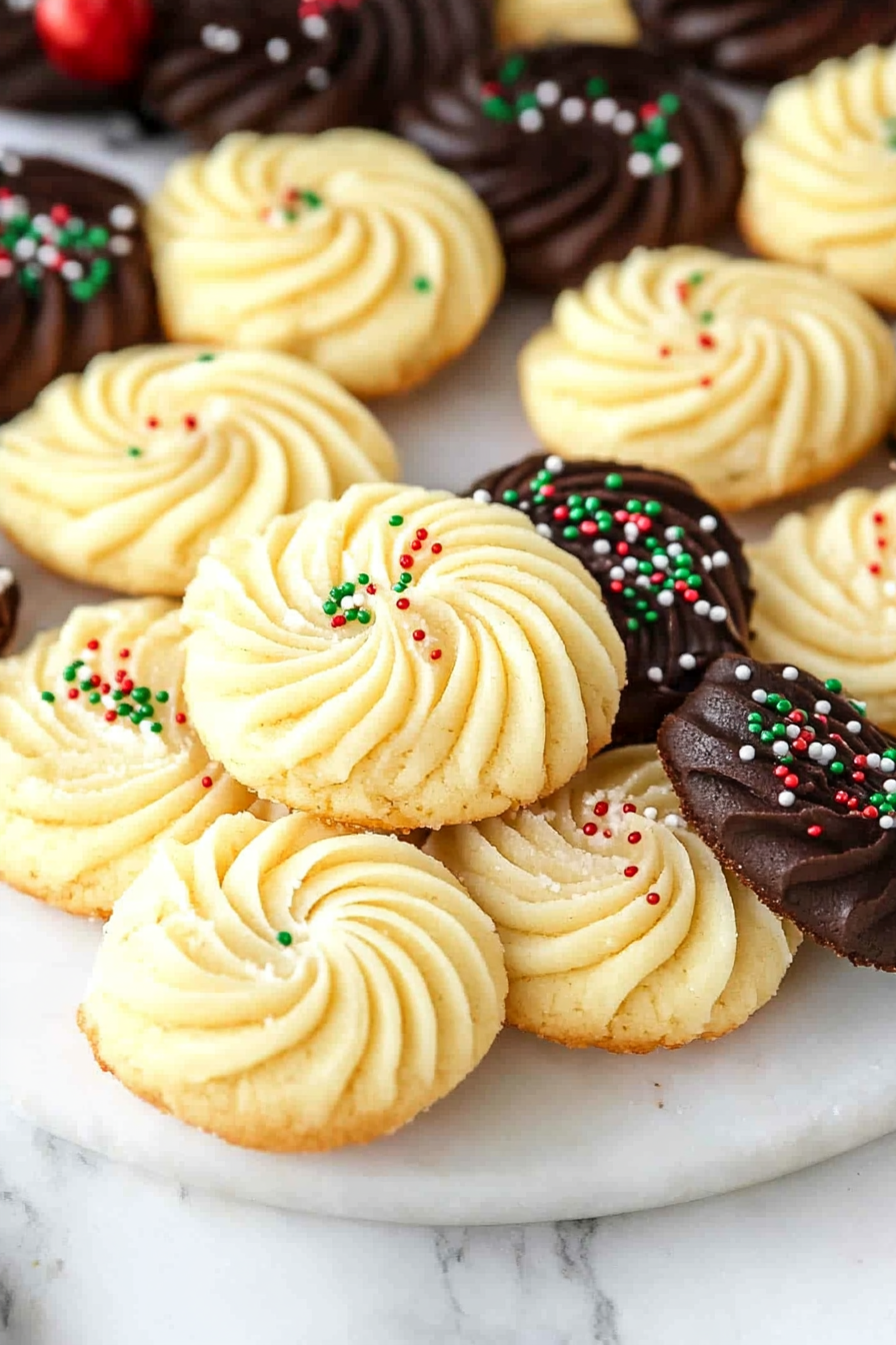 German Spritz Cookies Recipe: How to Make Spritzgebäck Final Dish Presentation
