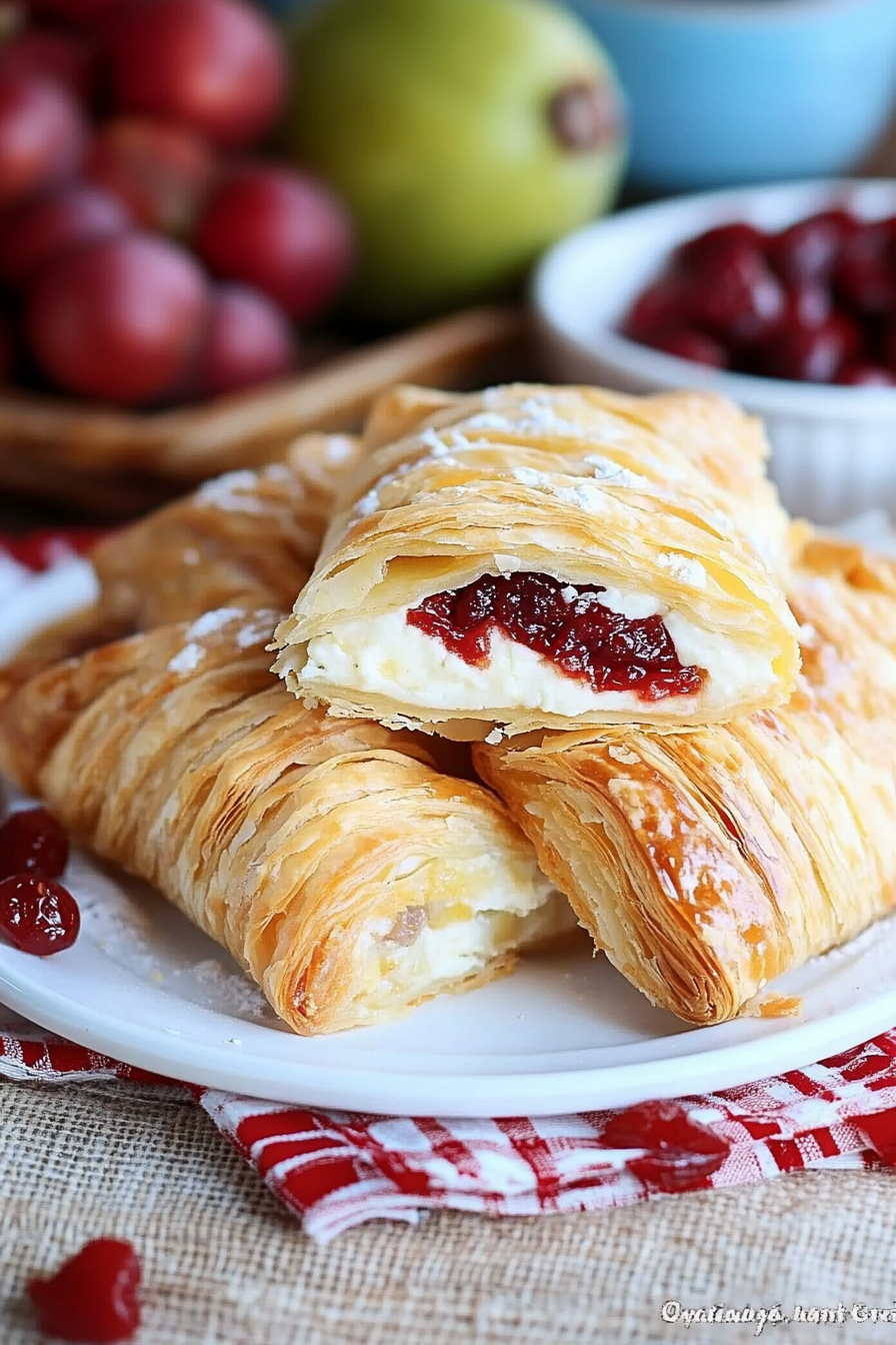 Guava and Cheese Pastries Recipe for a Sweet Treat Final Dish Presentation