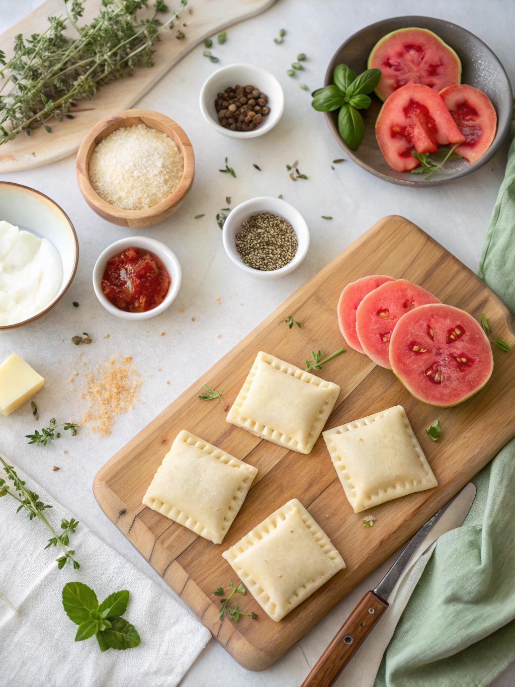 Guava and Cheese Pastries Recipe for a Sweet Treat ingredients