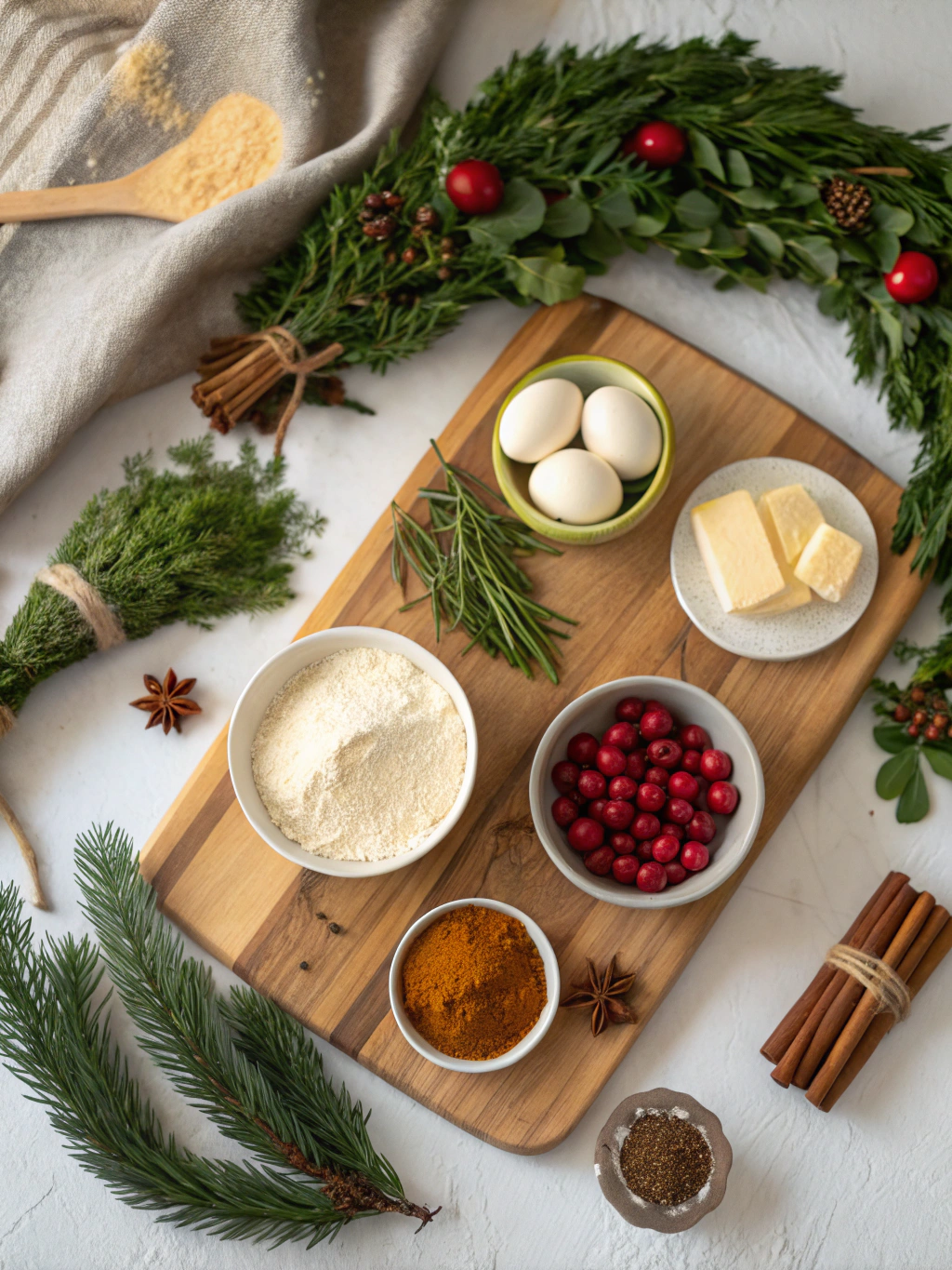 How to Make Festive Wreath Cookies for Any Holiday Celebration ingredients