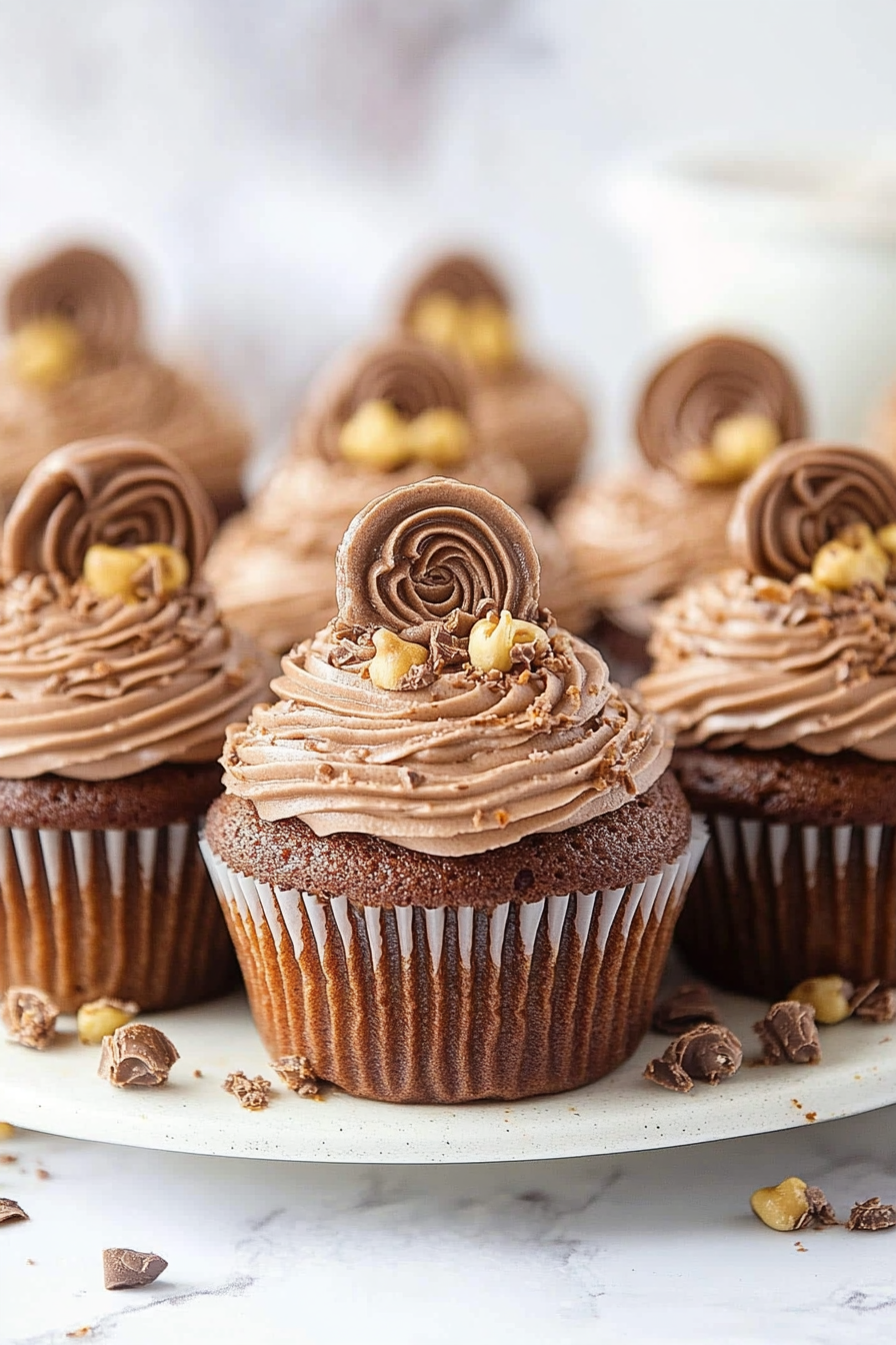Irresistible Nutella Cupcakes Recipe  Final Dish Presentation