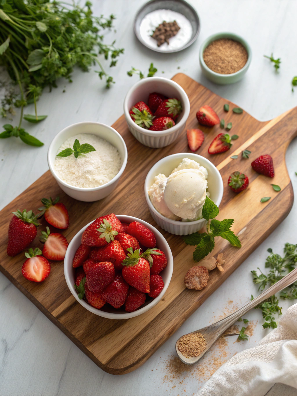 One-Ingredient Strawberry Ice Cream Recipe ingredients