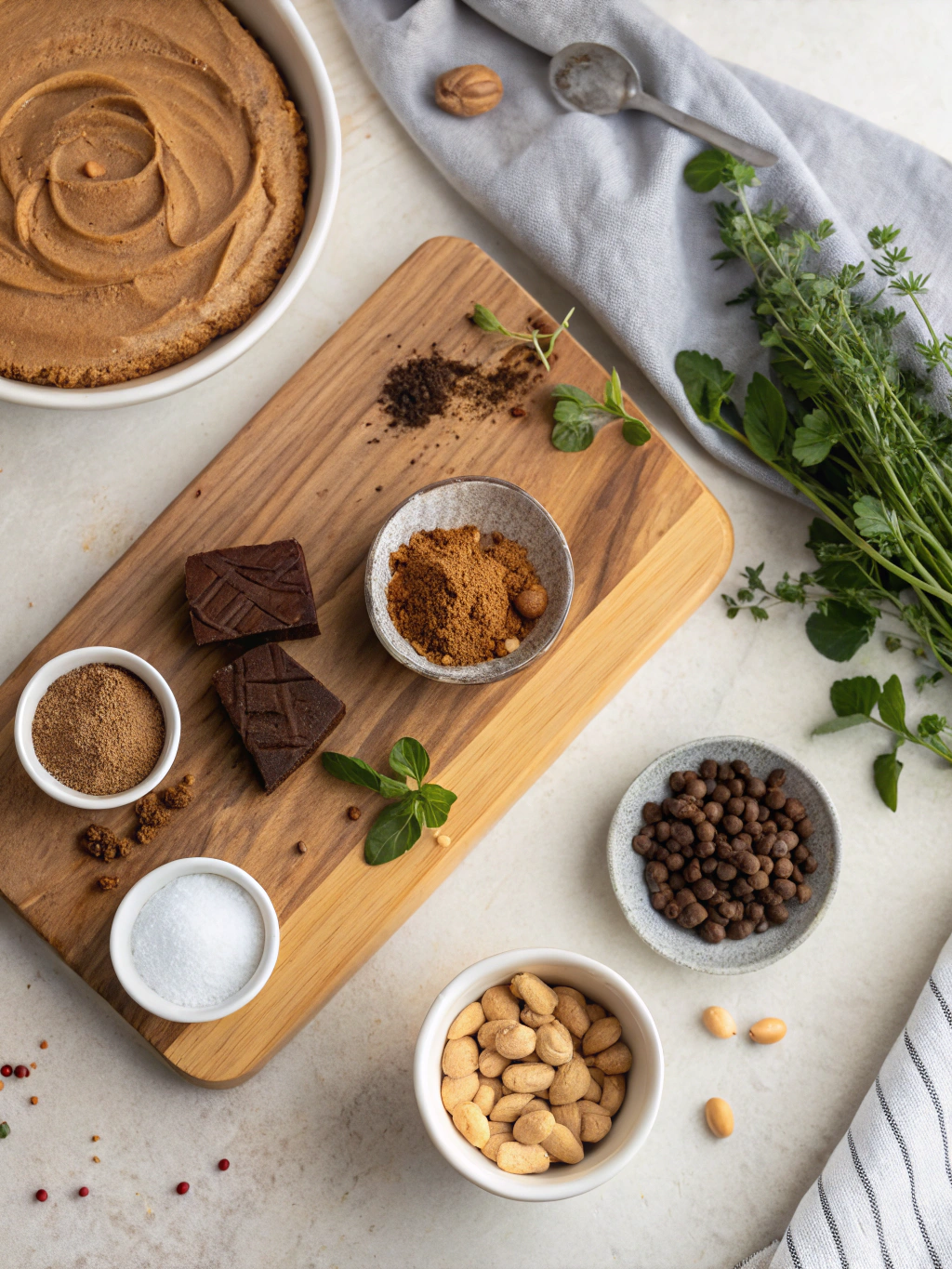 Peanut Butter Chocolate Mousse Cake Recipe ingredients