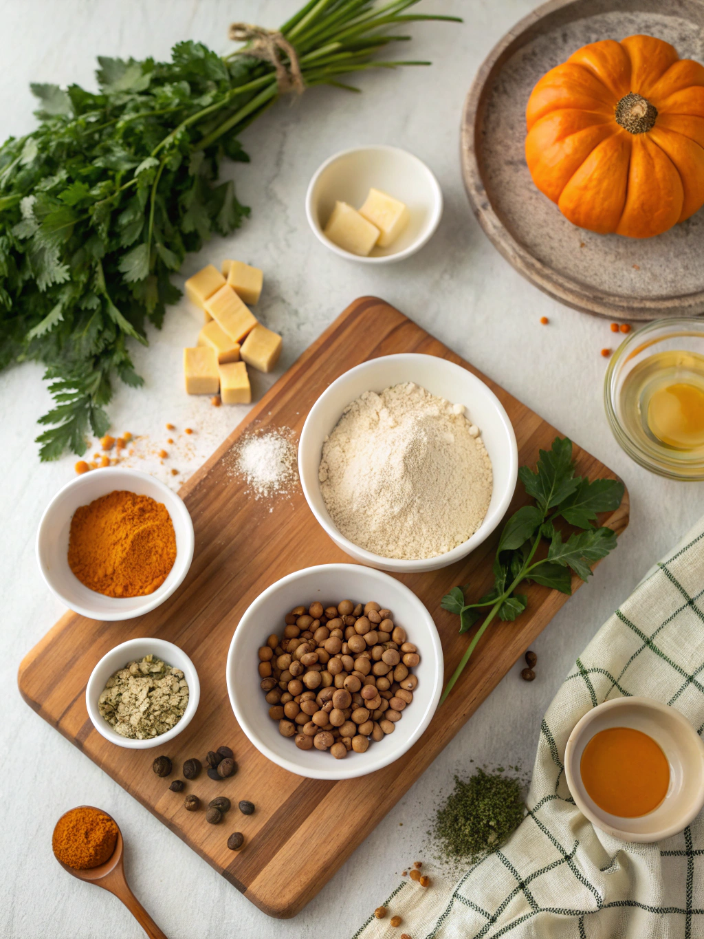 Pumpkin Butterscotch Chip Cookies Recipe ingredients