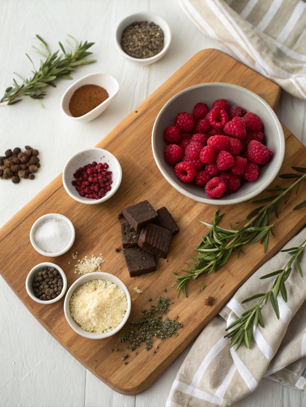 Raspberry Chocolate Layer Cake Recipe ingredients