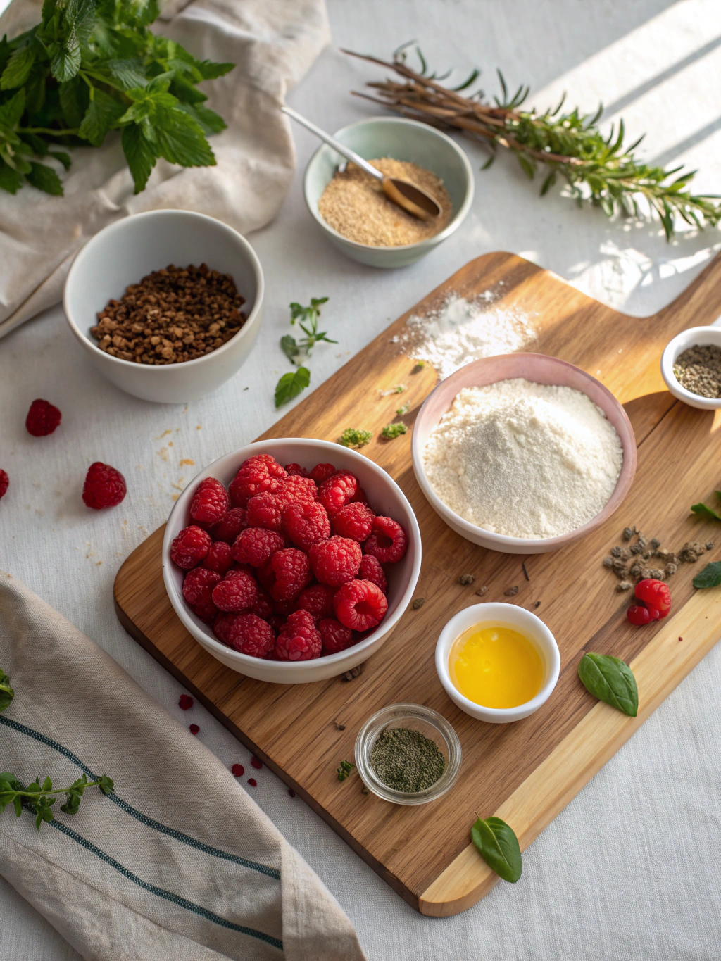 Raspberry Dream Cake Recipe ingredients