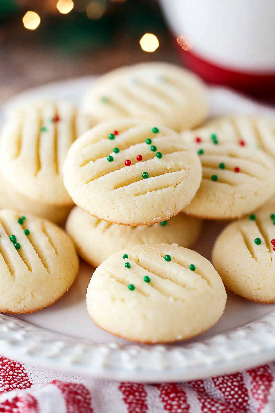 Whipped Shortbread Cookies Recipe: How to Make Light and Buttery Treats Final Dish Presentation