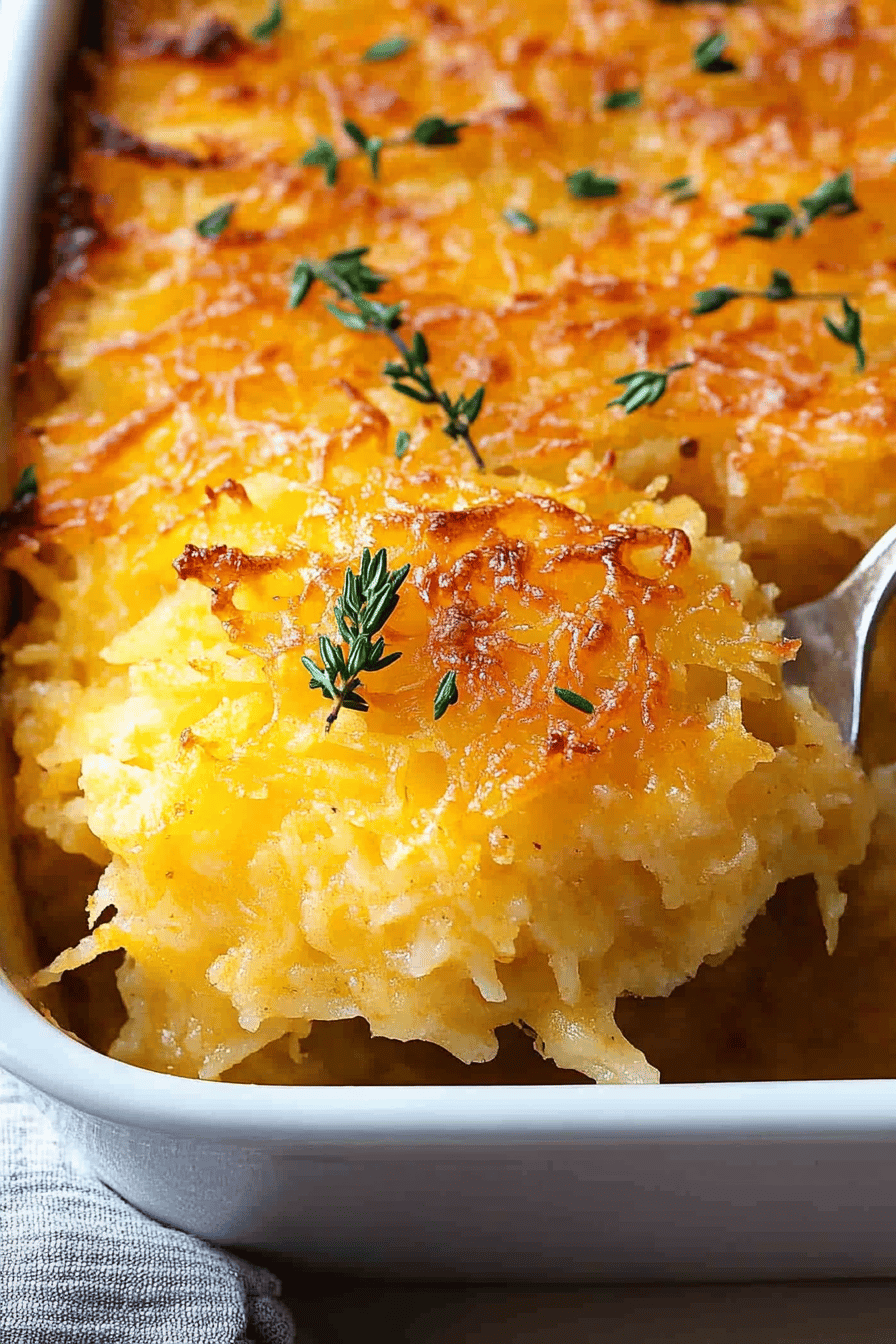 Bake This Perfect Copycat Cracker Barrel Hashbrown Casserole ingredients