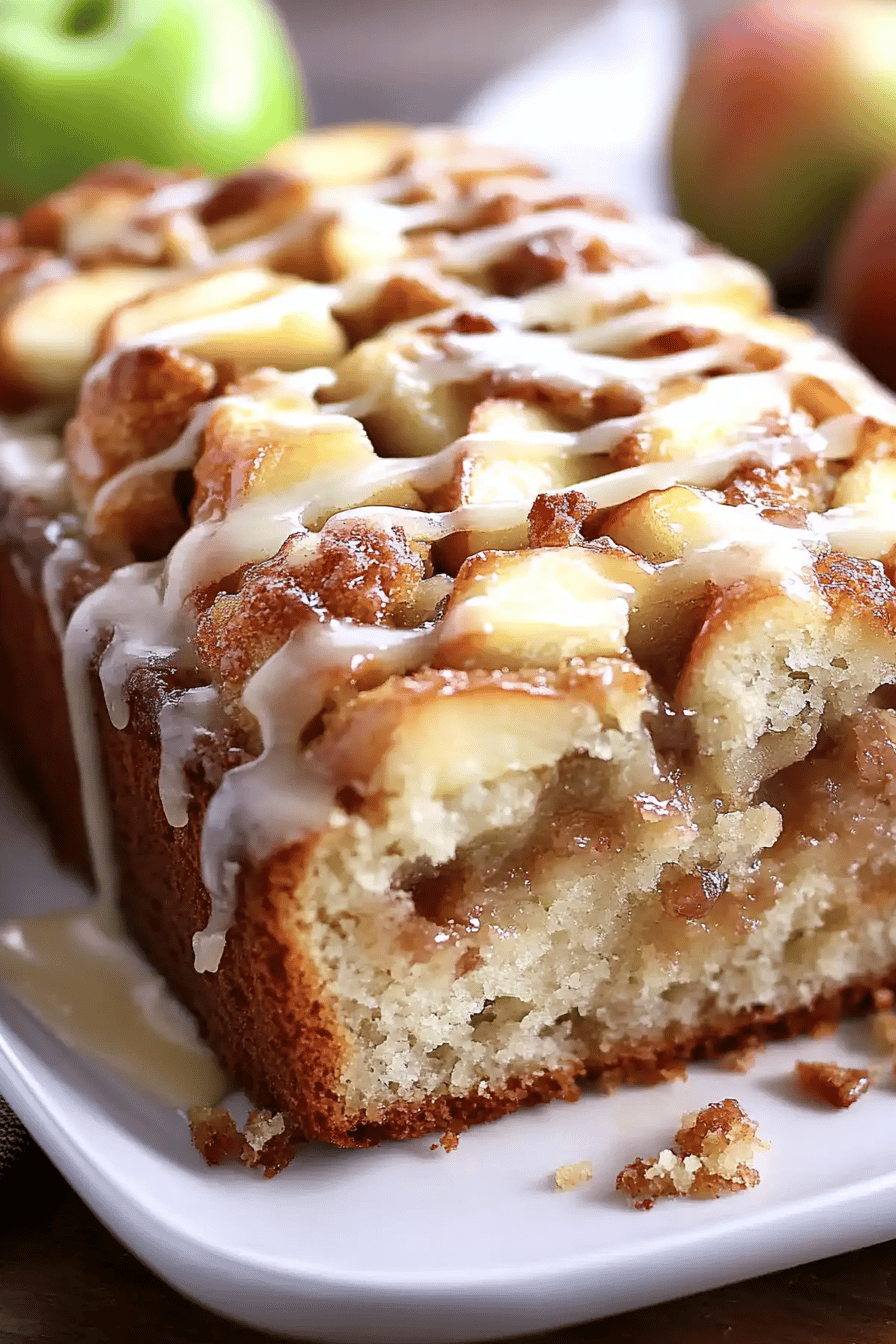 Delicious Apple Fritter Bread: Easy Baking Recipe Final Dish Presentation