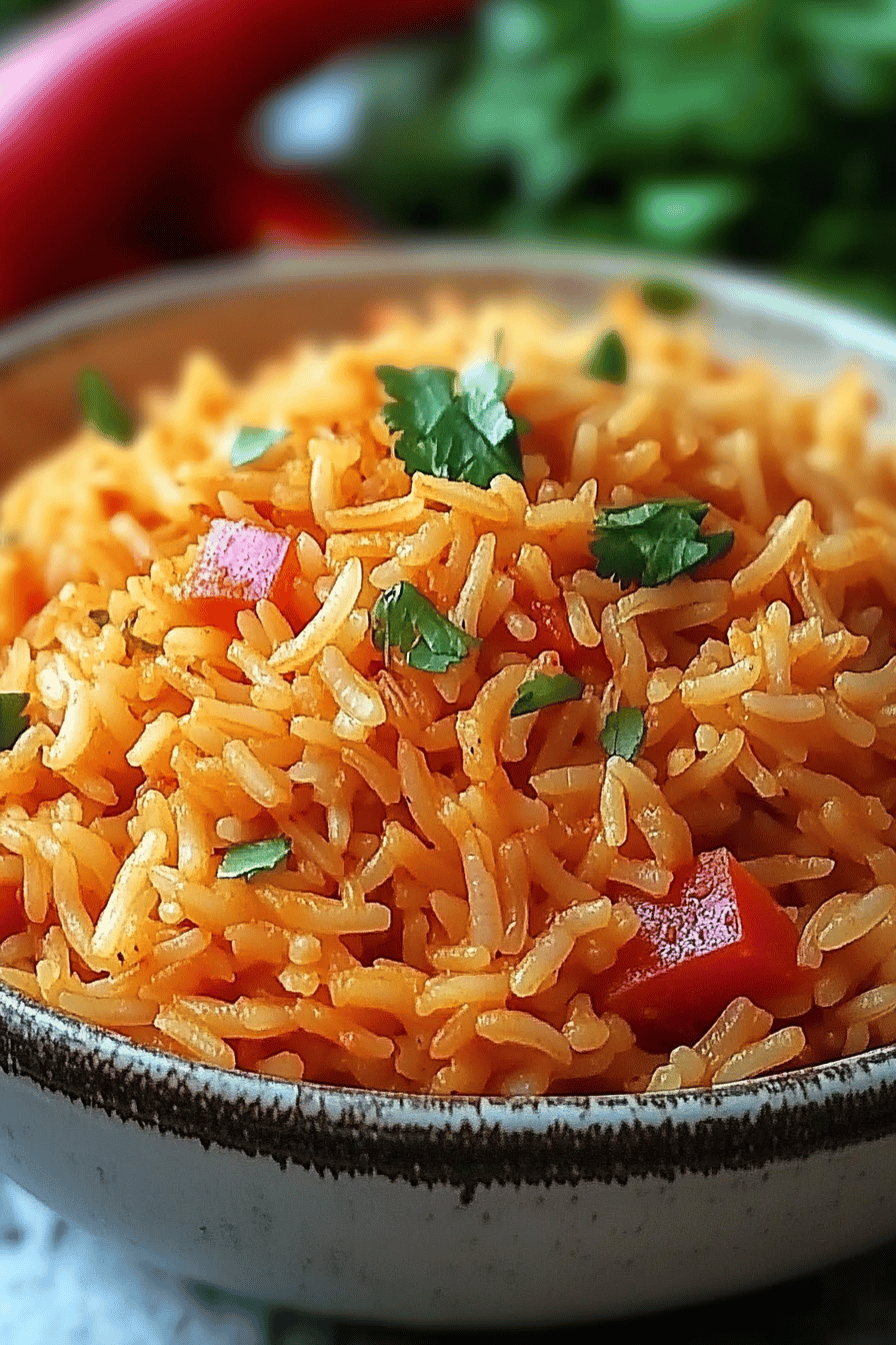 Easy Rotel Mexican Rice Side Dish Recipe Final Dish Presentation