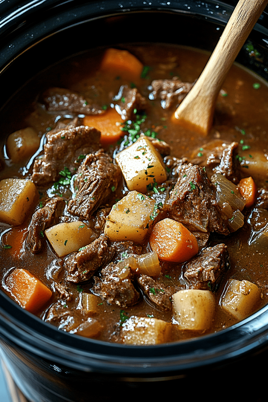 Easy Slow Cooker Beef Stew Recipe: Deliciously Simple ingredients