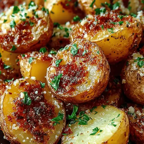 Garlic Parmesan Roasted Potatoes
