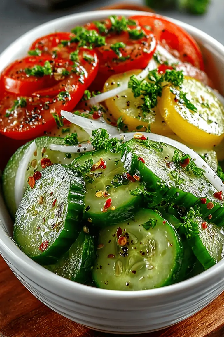 Tangy Cucumber Trio