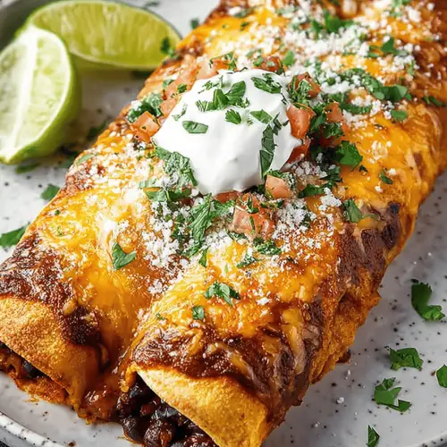 Butternut Black Bean Enchiladas