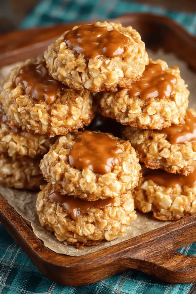 Easy Biscoff No-Bake Cookies