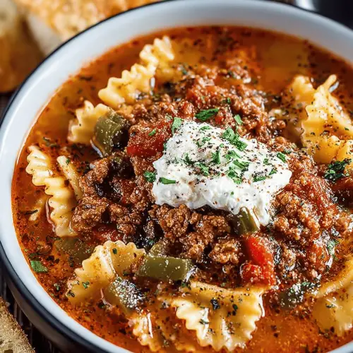 Easy Lasagna Soup