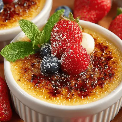 Sweet & Creamy Crème Brûlée