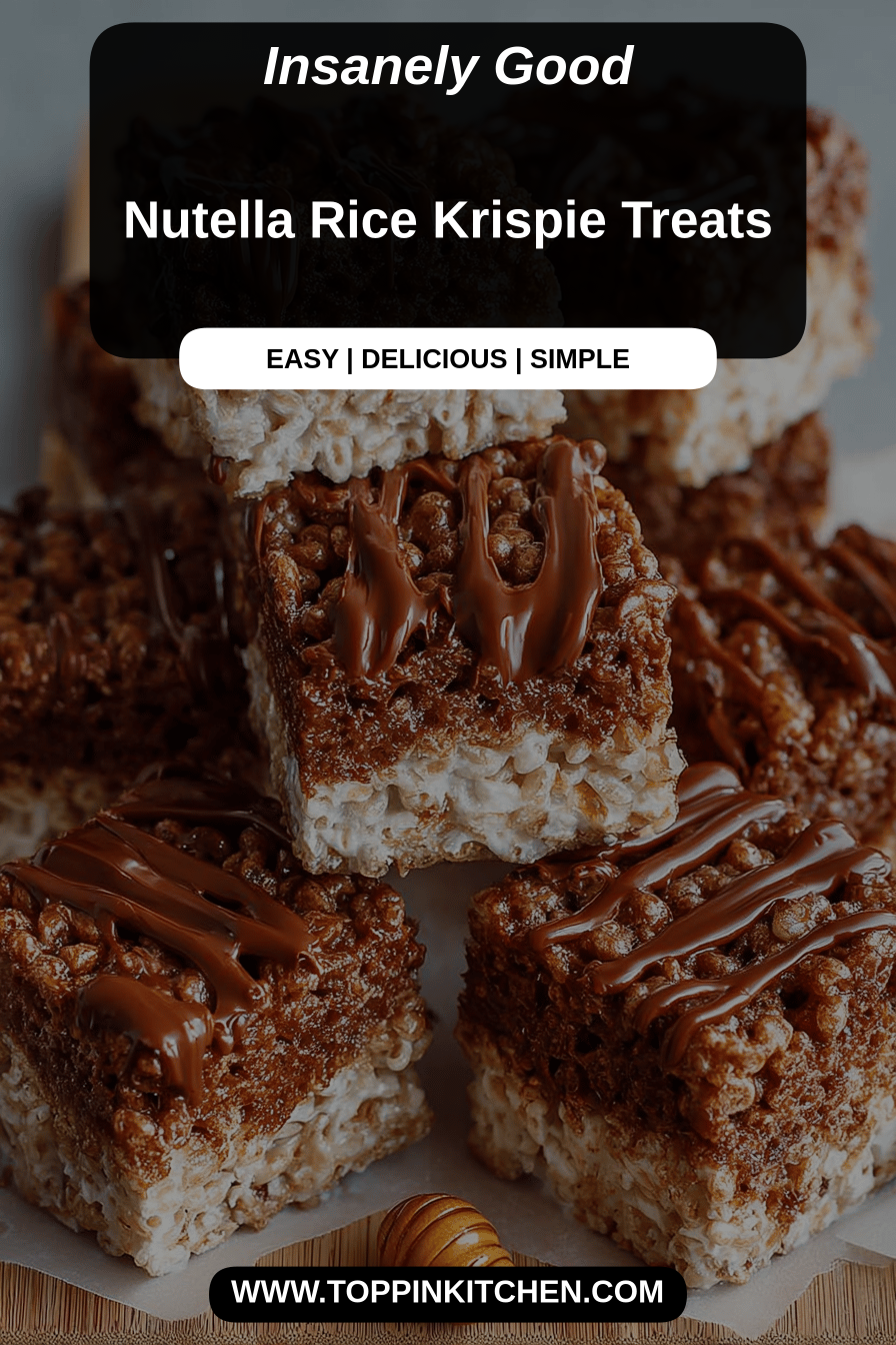Nutella Rice Krispie Treats