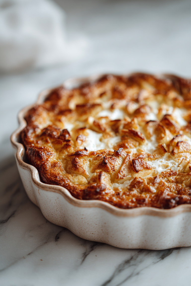 Apple Cinnamon Cottage Cheese Bake