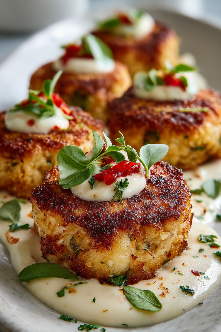 Baked Crab Cakes with Garlic Aioli