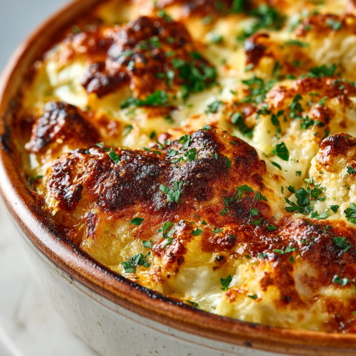 Beef and Cabbage Cheesy Casserole