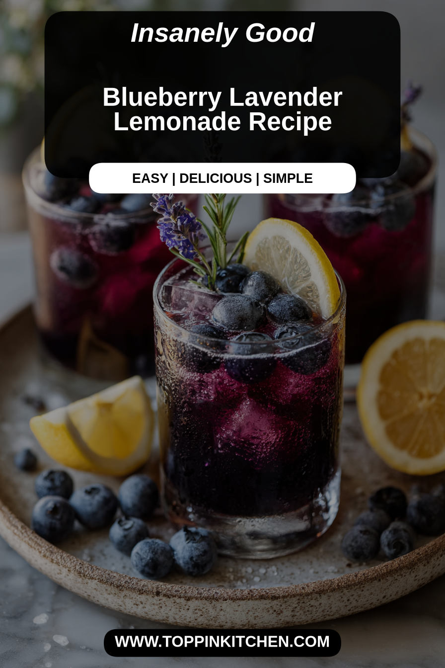 Blueberry Lavender Lemonade Recipe